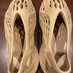 adidas Tan Sandals with Unique Organic Design